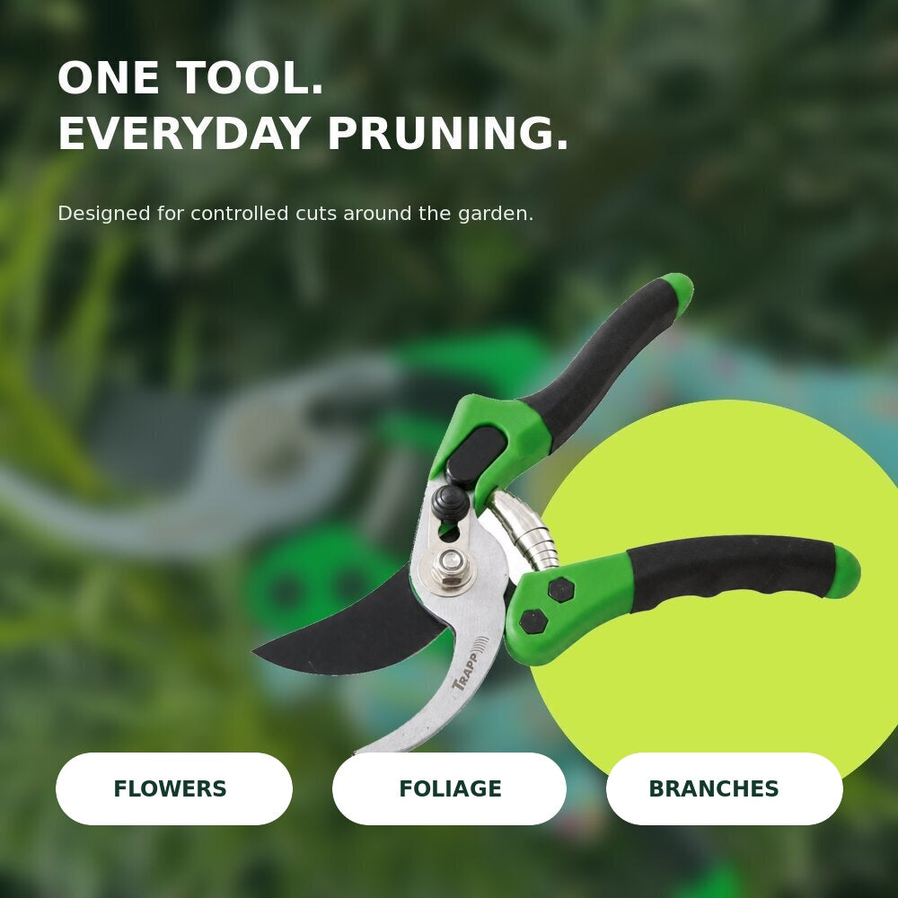 Trapp Brazil Garden Pruning Shears with Comfortable Handle (TS-3144)