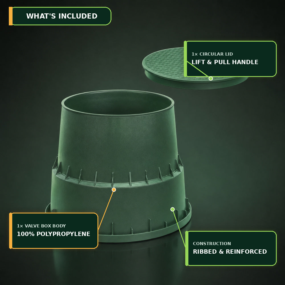Rain 10" Circular Valve Box