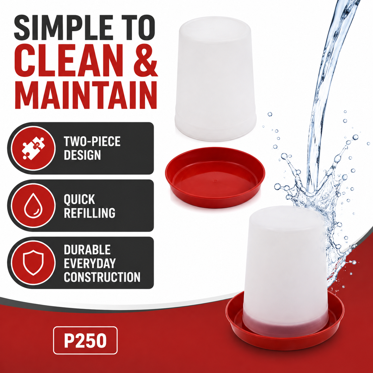 Giordano Drinker for Chicks 3 Liter (P250)