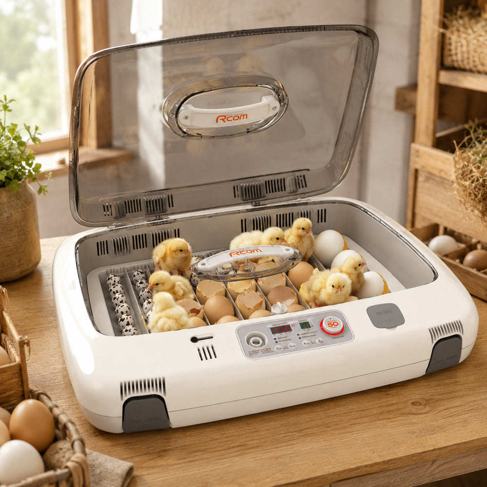 Rcom Full Automatic Egg Incubator, Poultry Hatcher, MX-50 DO (Made in Korea)