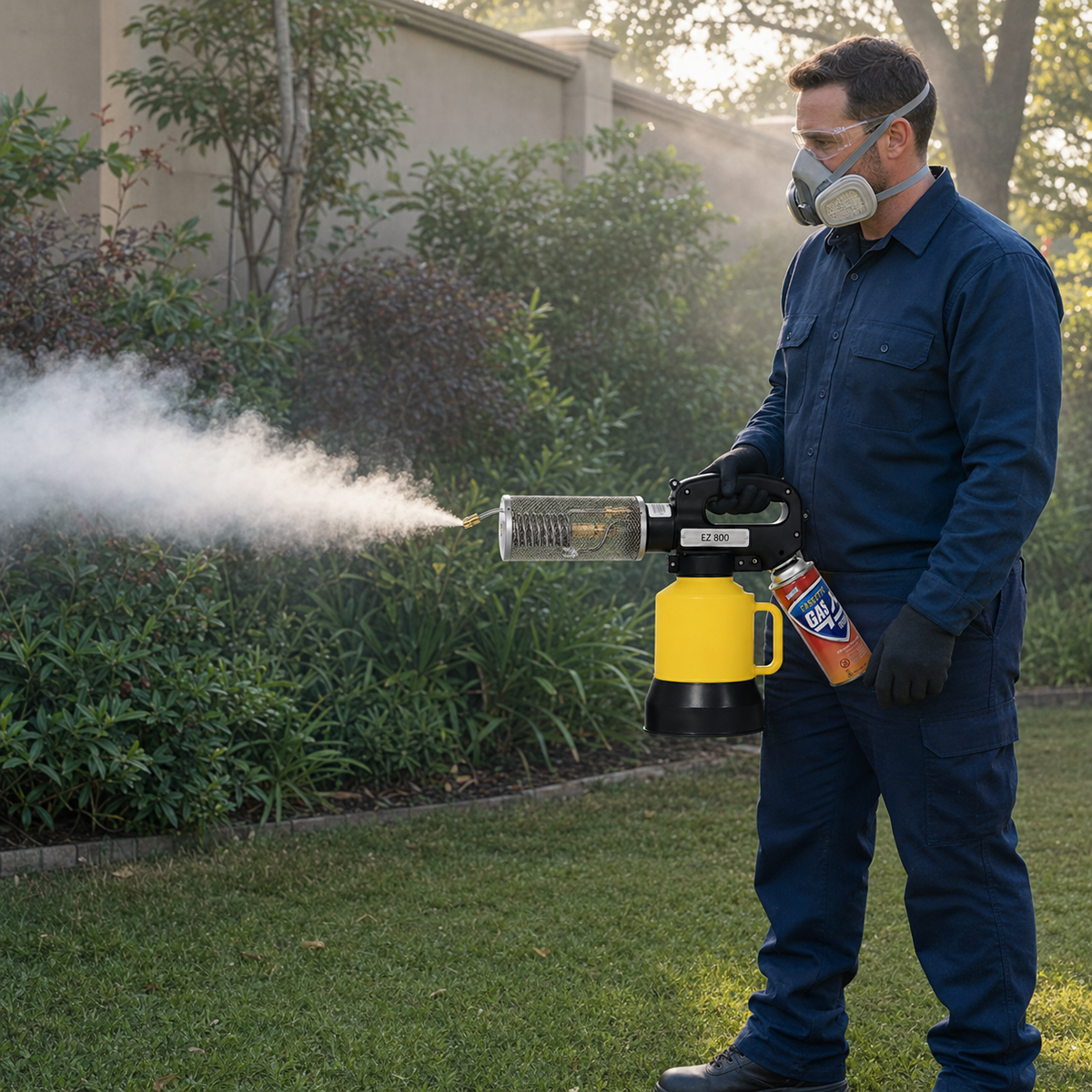 EZ 800 - ULV Portable Gas Thermal Fogging Machine for Disinfection, Sterilization, pesticide, antiviral and germicide use (Made in Korea)