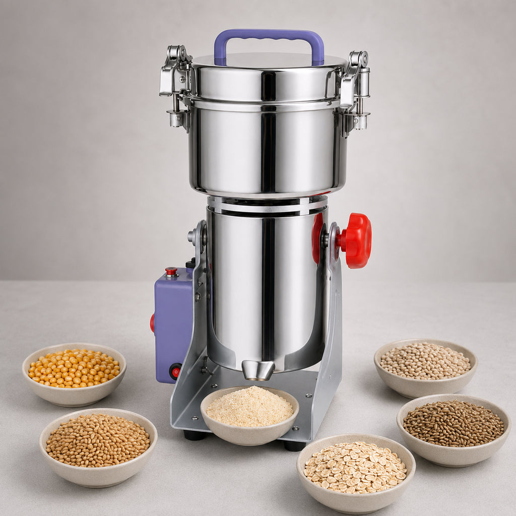 DAMAI Swing Type 1500g Heavy Duty Stainless Steel Grain Mill Coffee Bean Grinder Dry Spice Grinding Machine (HC-1500Y)