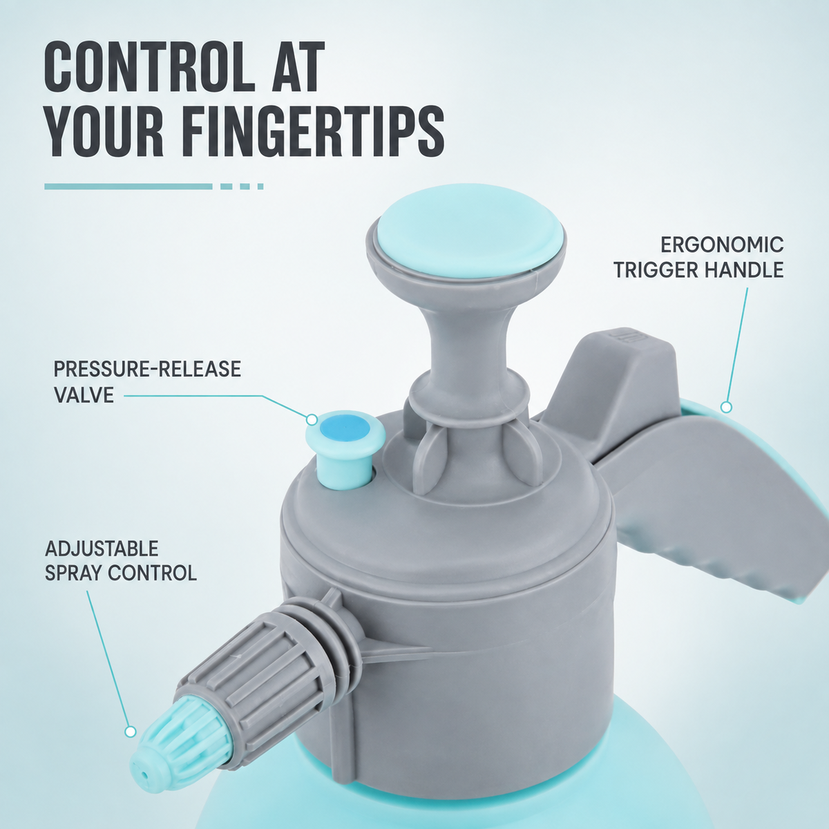 2L Handheld Pressure Water Sprayer