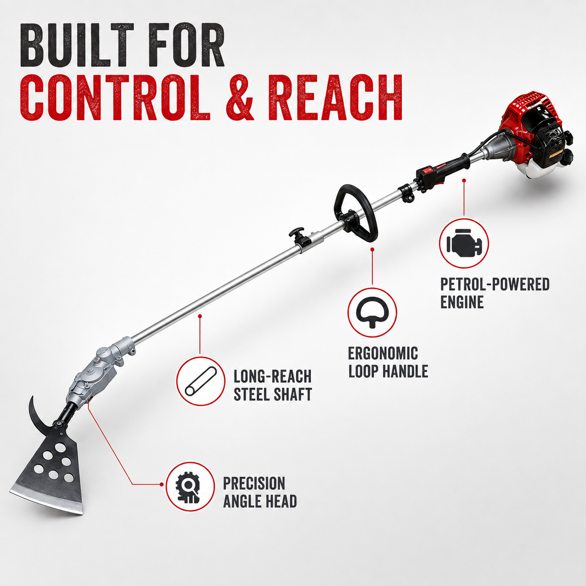 Jinhua Palm Sickle Motorized Cutter, Harvesting Sickle, 3.7 meter height (JS-OPC26)