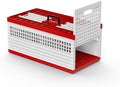 Bird Cage for Pigeon & Similar Birds (60 x 31 x 26 cm – Red & White)