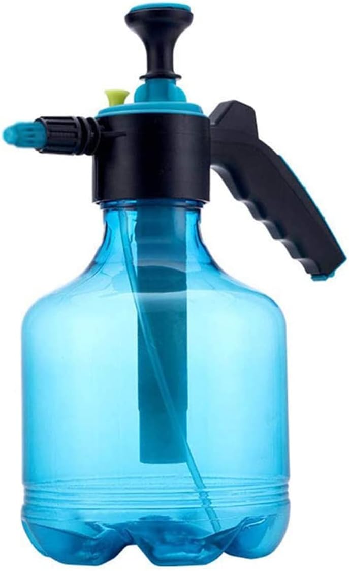 Portable 3L Hand Held Pressure Water Sprayer Garden Spray Bottle Kettle Plant Flowers Watering Pressurized Sprayer Household Office Gardening Tools (Blue)