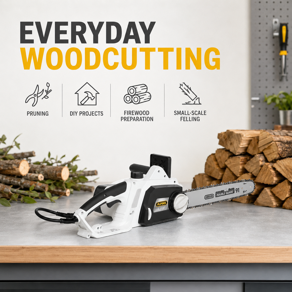 Alpina Italy 16 Inch 2000W Electric Chainsaw (C 2.0ET)