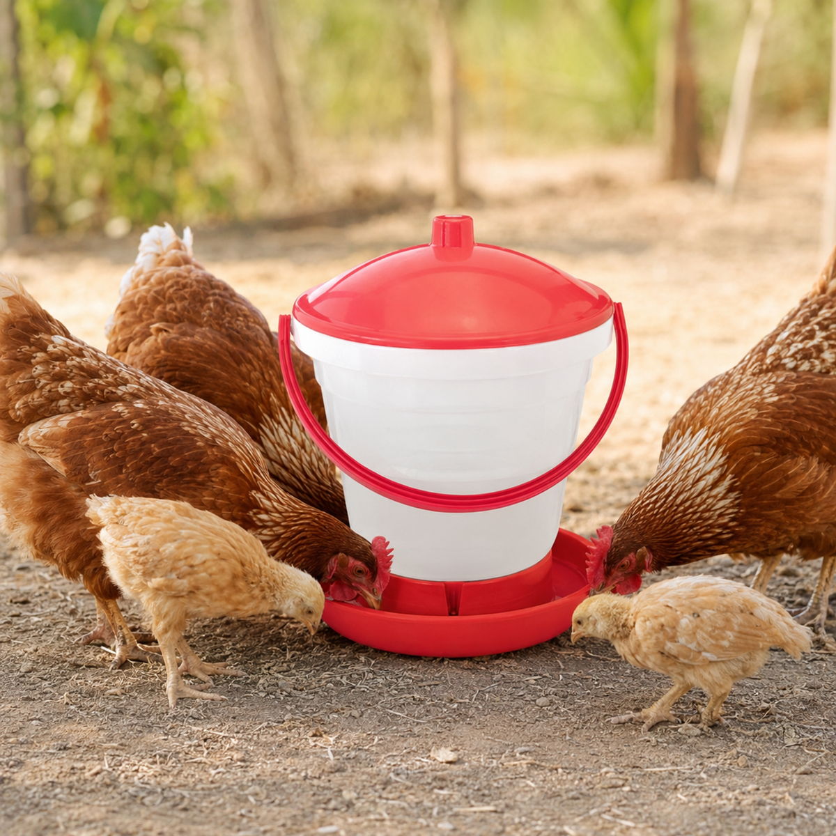 Novital 12 Liter Poultry Rapid Clean Drinker for Chicken and other similar Birds