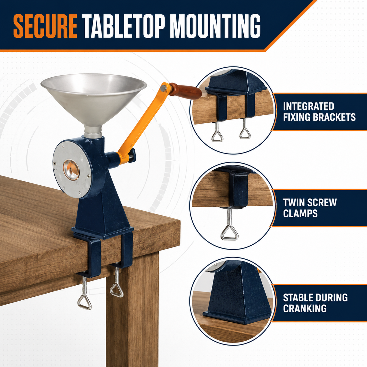 Novital Manual Grinder / Hand Grain Crusher