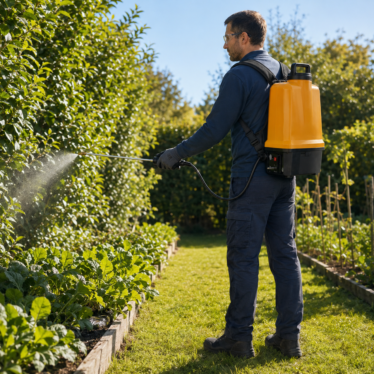 Volpi 12L Electric Sprayer with Rechargeable Lithium Battery (V. Black Elektron)