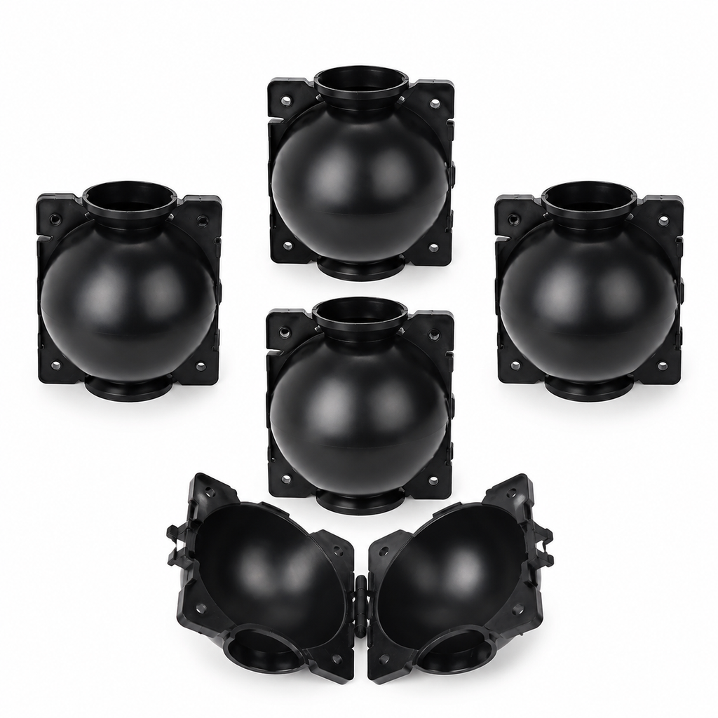 Plant Root Growing Ball, Air-Layering Pod (5Pc's) (Medium, Black)