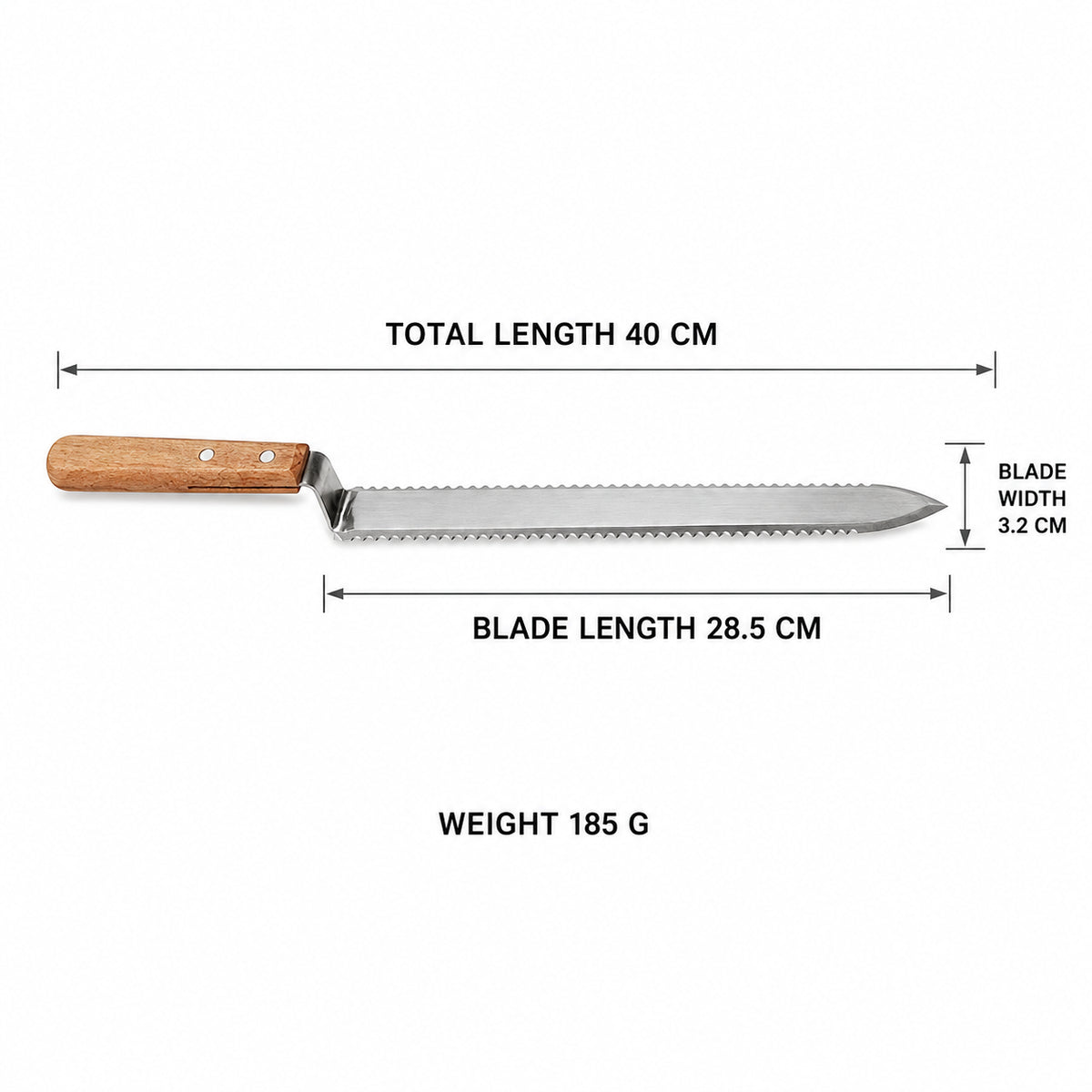 Honey Comb Scraper Z-shape Stainless Steel Knife