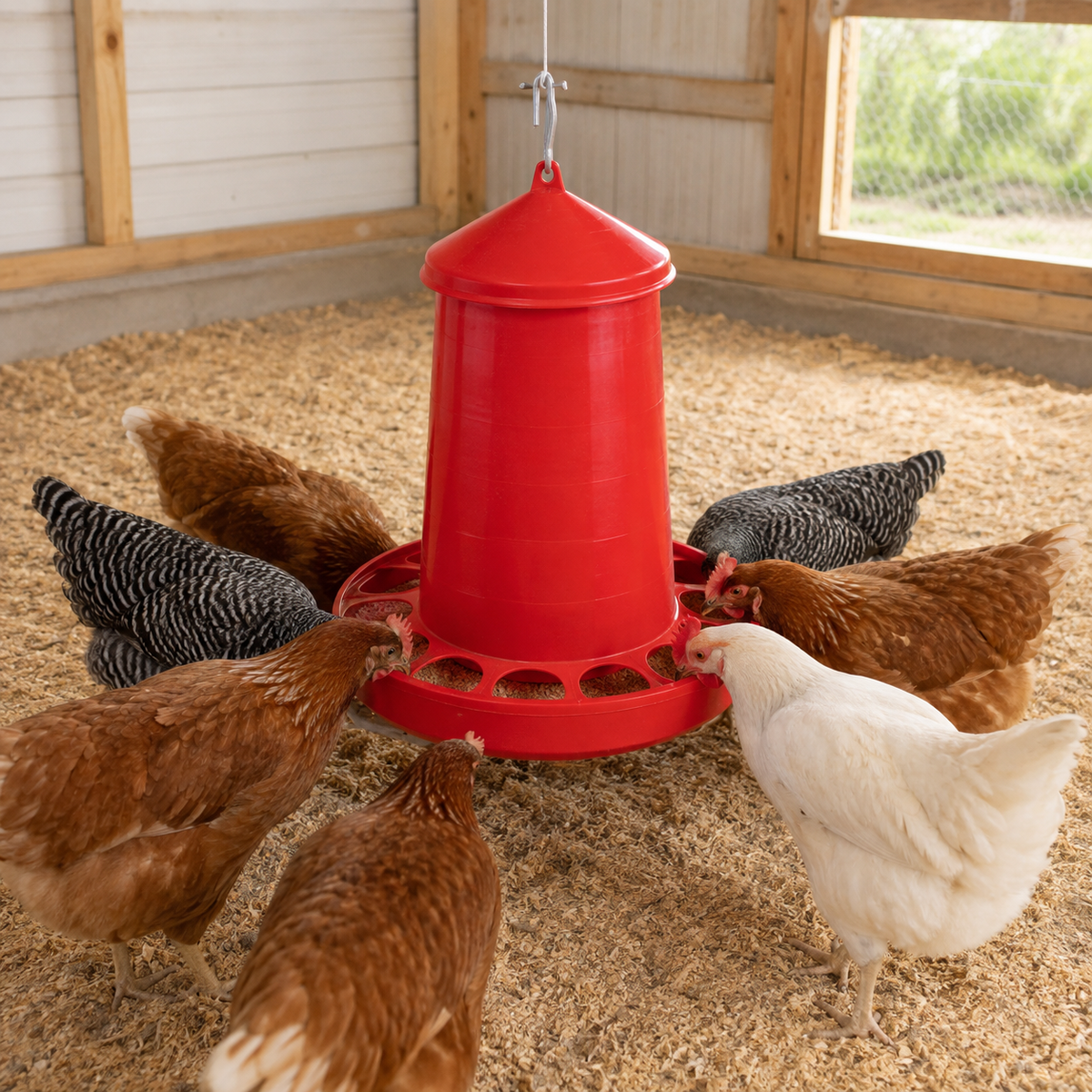 Gaun 4kg Bird Feeder for Chicken and other similar Birds 29×31cm (Made in Spain)