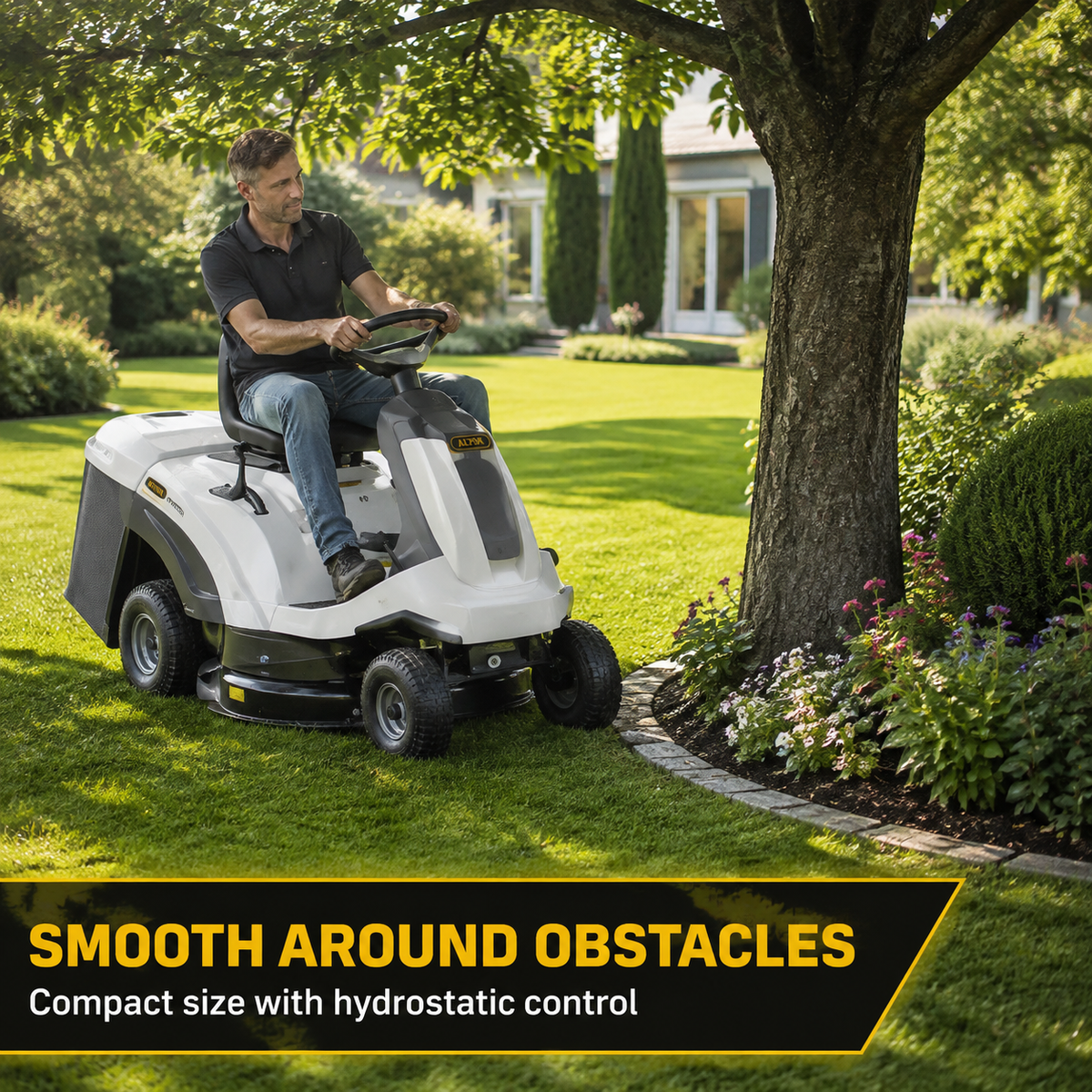 Alpina Italy Lawn Tractor 72 cm Cutting Width (AT3 72 HC)