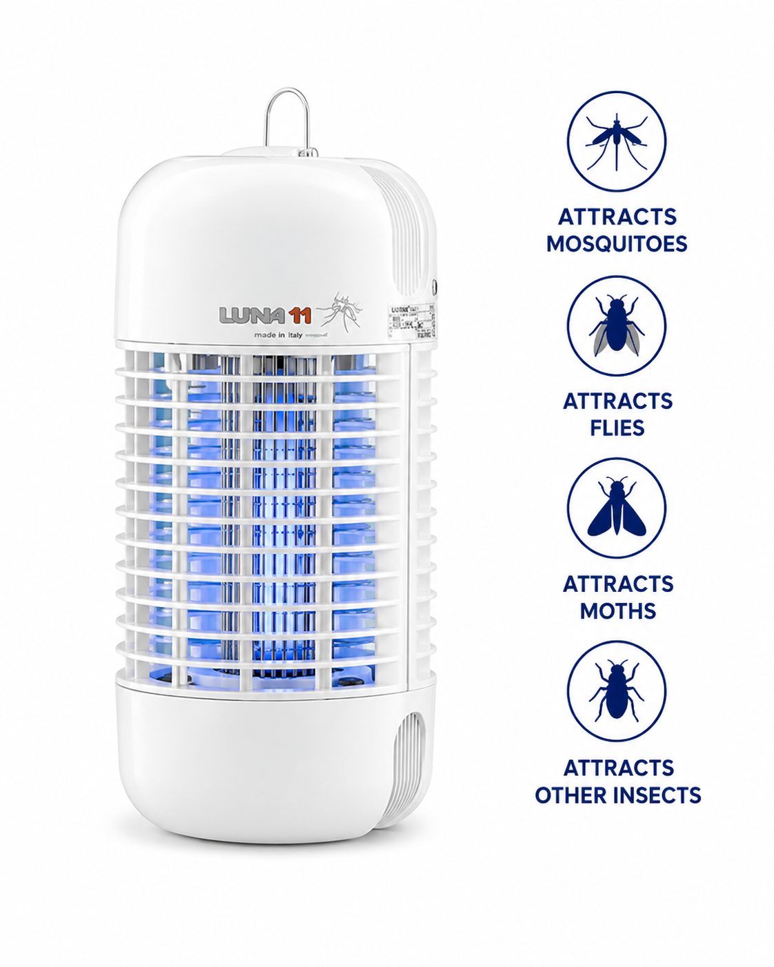 Novital Insect Killer with 11W Lamp, Electric Insect Trap, Mosquito Killer for Indoor / Garage / Restaurant / Commercial Use