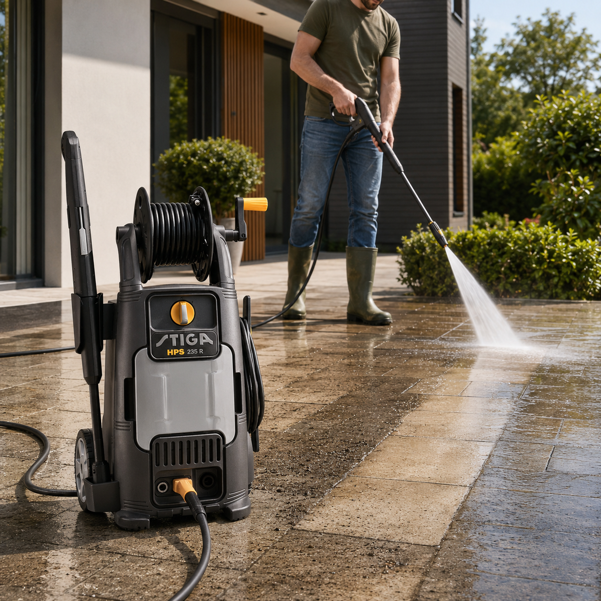 Stiga 135 Bar 1800 Watt Professional Electric High Pressure Washer (HPS 235 R)