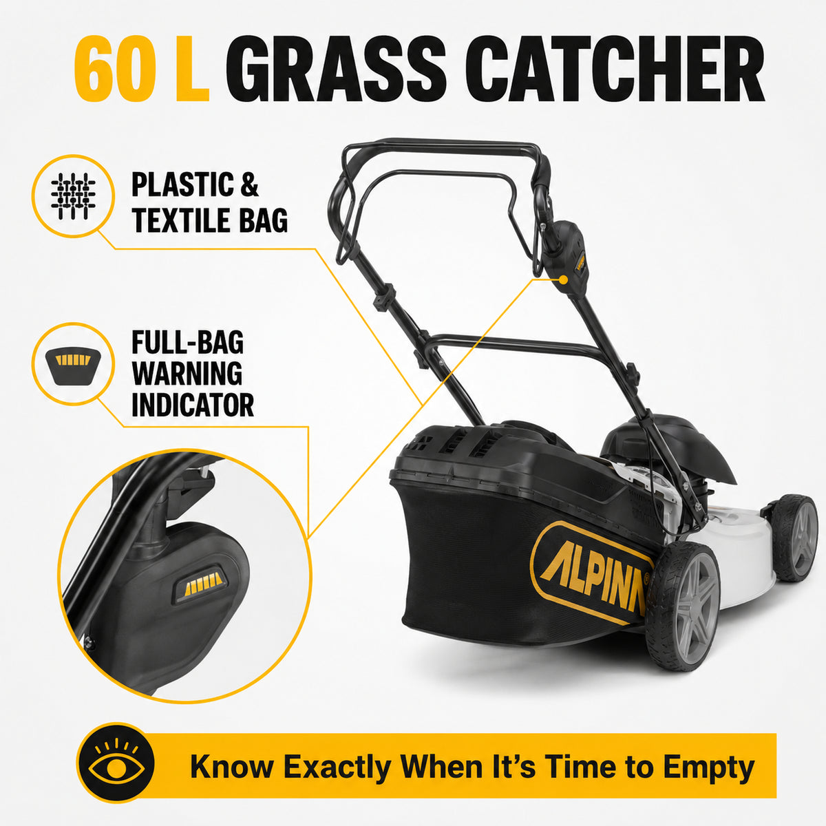 Alpina Italy Electric Lawn Mower (AL3 46 SE)