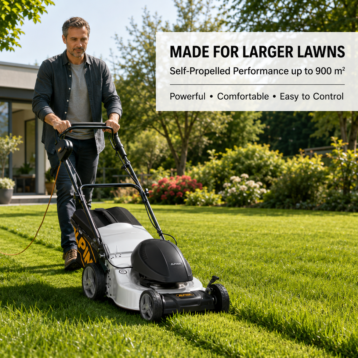 Alpina Italy Electric Lawn Mower (AL3 46 SE)