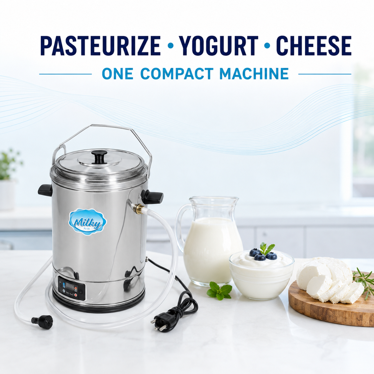 Small milk pasteurizer machine Milky FJ 15 (230V)