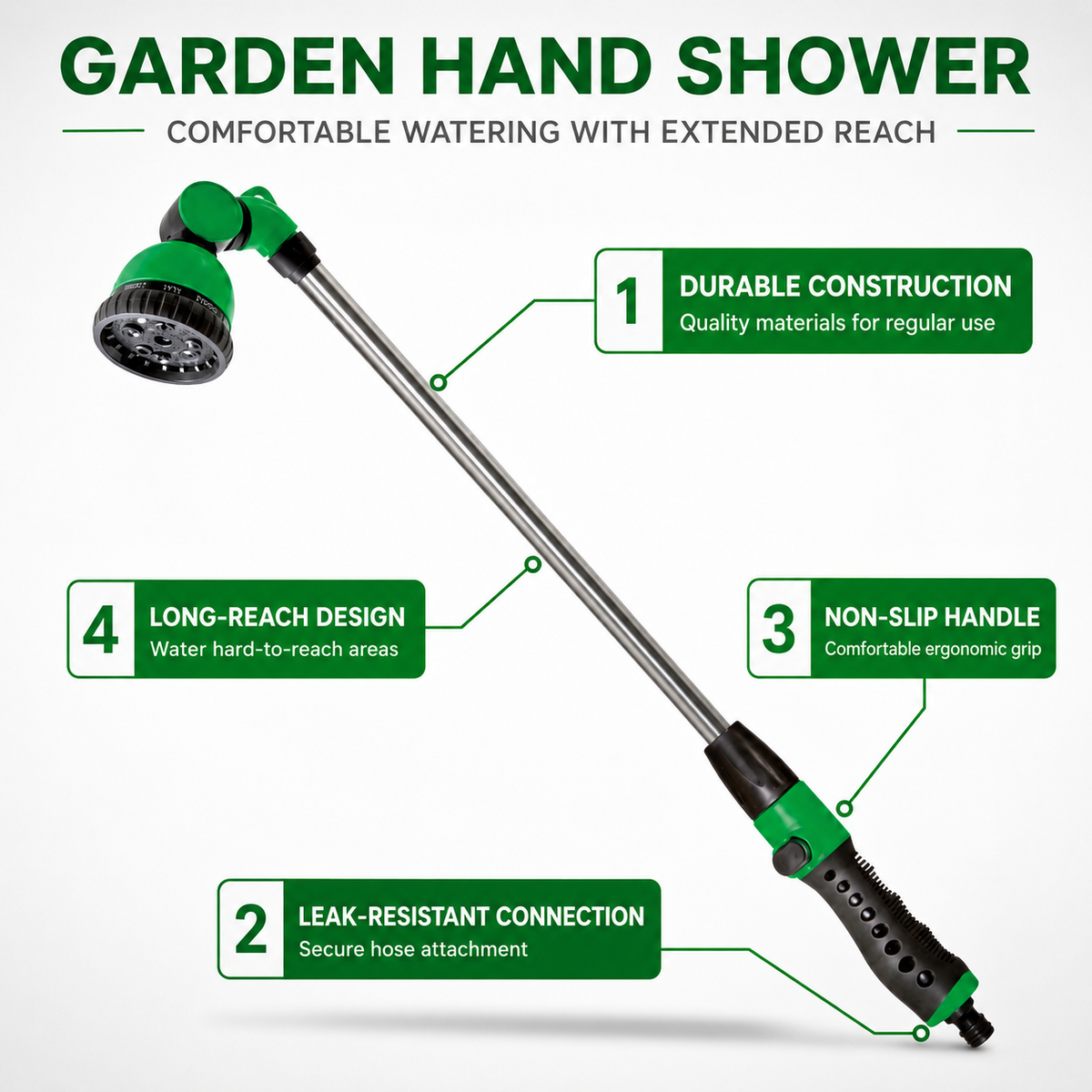 Trapp Brazil Garden Hand Shower Irrigation Water Sprinkler