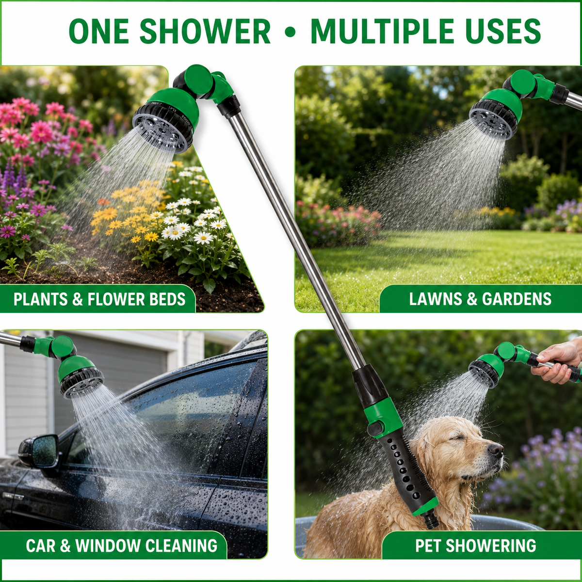 Trapp Brazil Garden Hand Shower Irrigation Water Sprinkler
