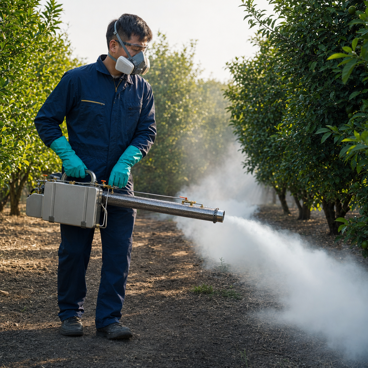 Quantum Fogging Machine QF-200A with ULV Mist for Garden, Outdoor, Disinfection, Sterilization, Farm, Lawn, Factories (Made in Korea)