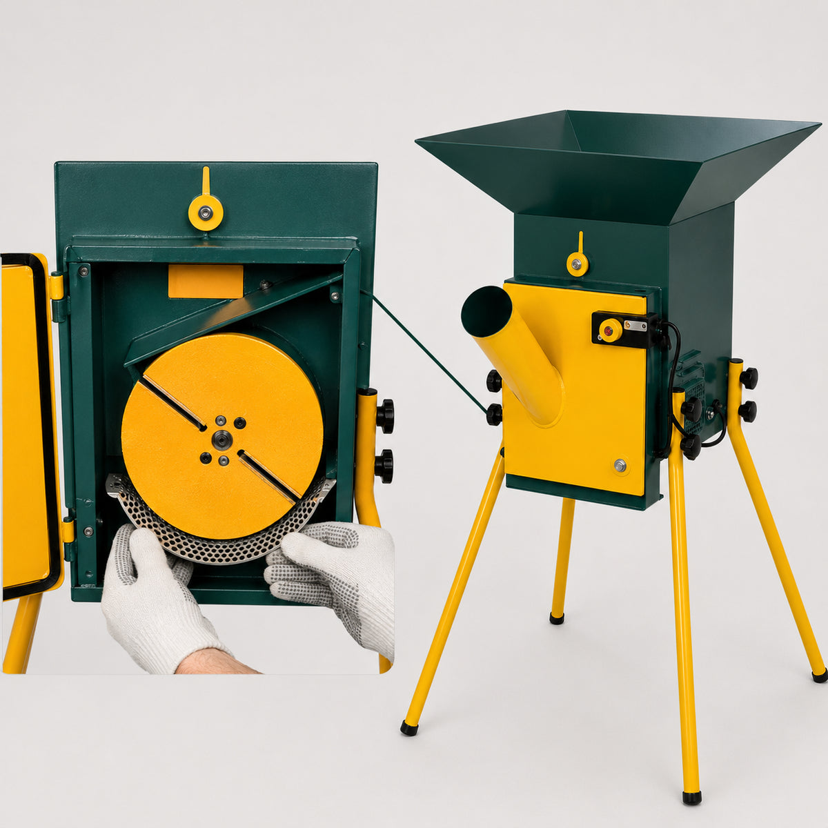 Novital Heavy Duty Electric Mill Grinder for Corn, Cereals, Made in ITALY