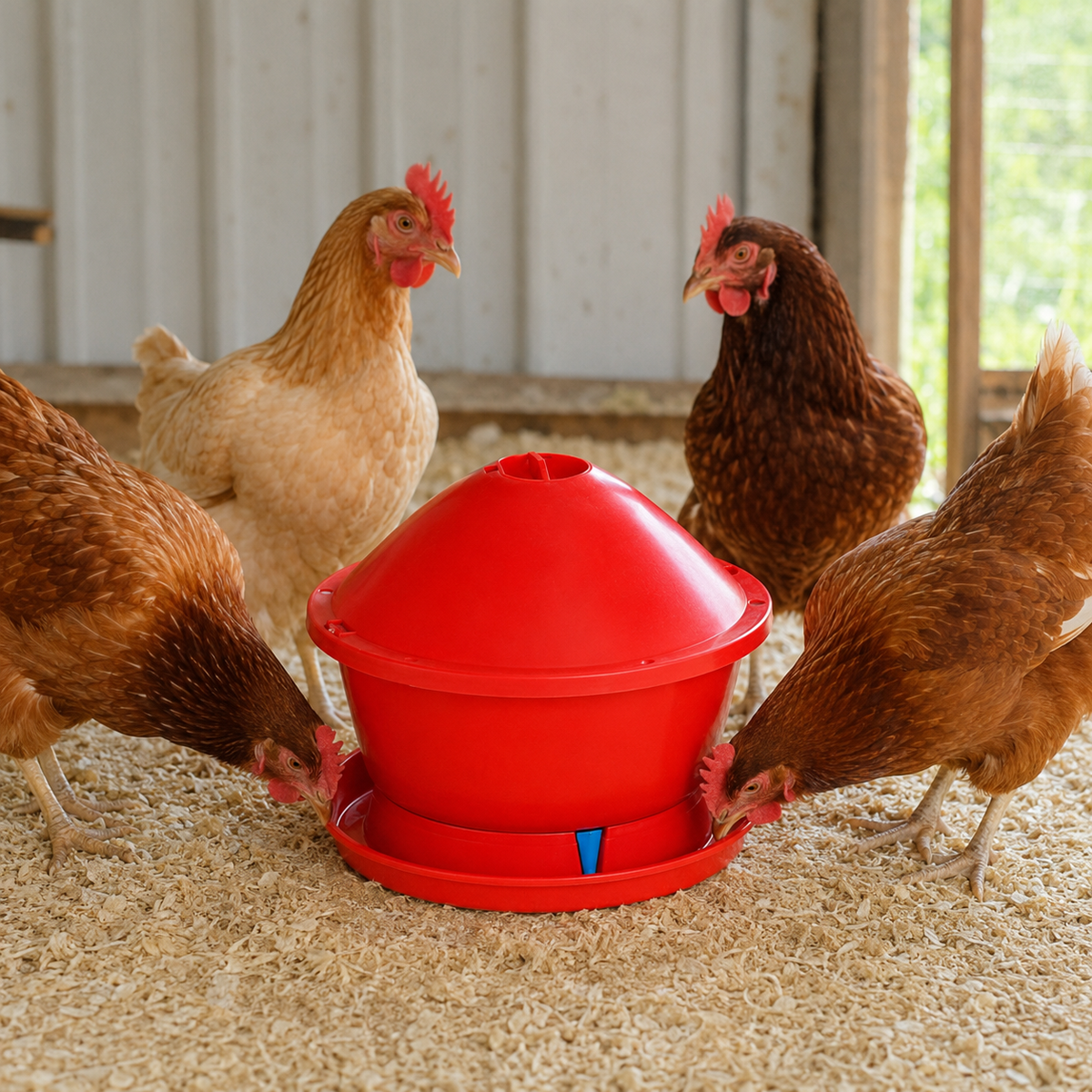 Novital Automatic Premium Chicken Drinker, Poultry Bird Drinker (Made in Italy)