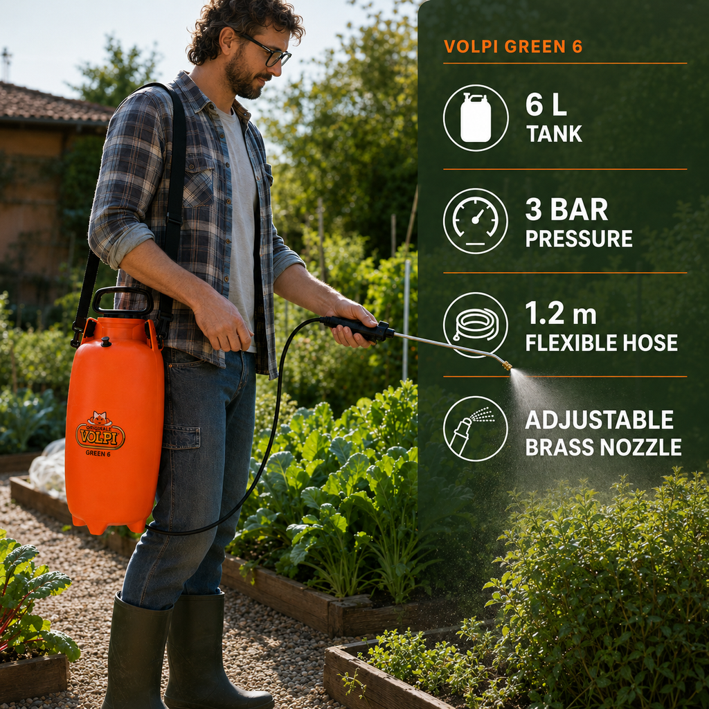 Volpi GreenFox Compression Sprayer 6 Liter