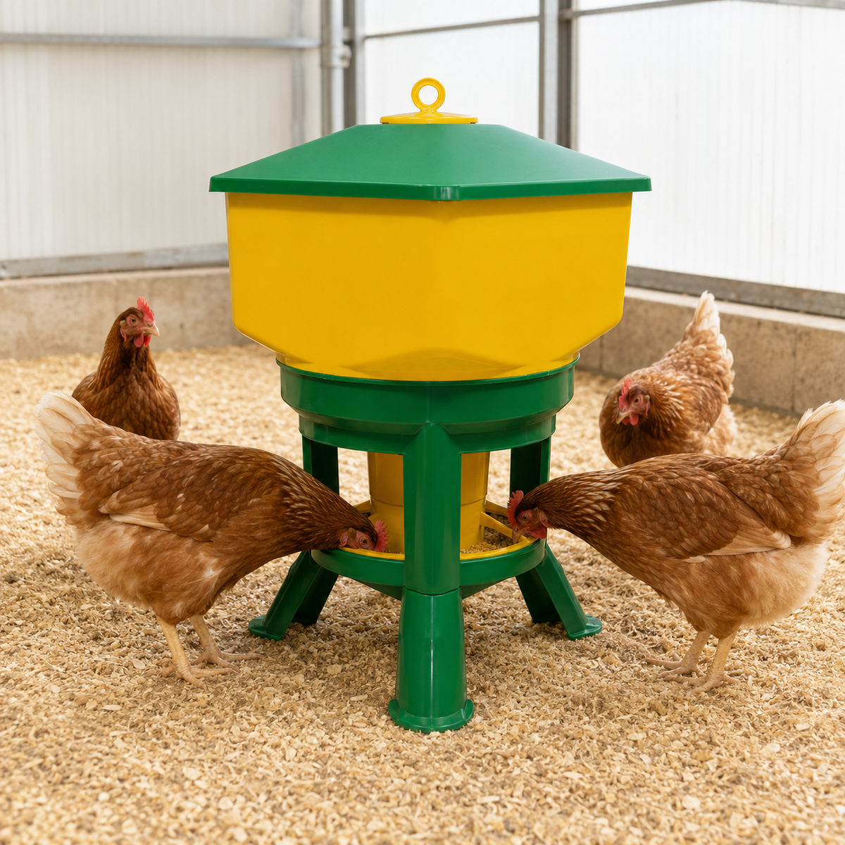 Novital Premium Chicken Feeder with Stand 30Ltr/20Kg