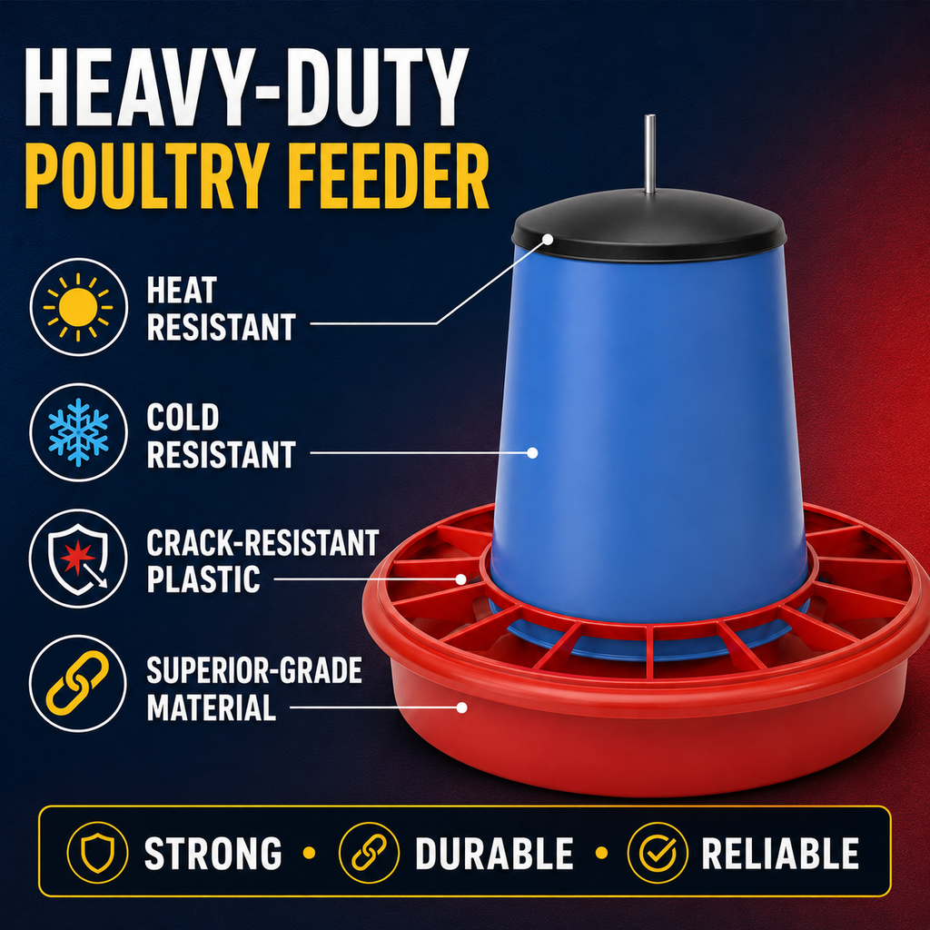 Giordano Feeder for Turkey, Goose and other Similar Birds (Made in ITALY)