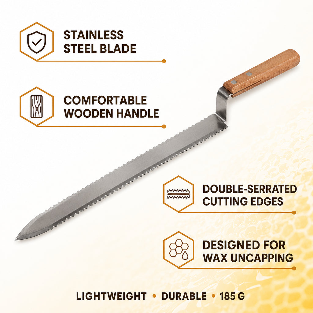 Honey Comb Scraper Z-shape Stainless Steel Knife
