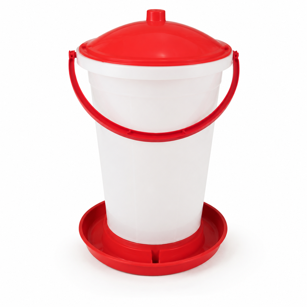 Novital 24 Liter Rapid Clean Drinker for Chicken and Other Similar Birds (Made in Italy)