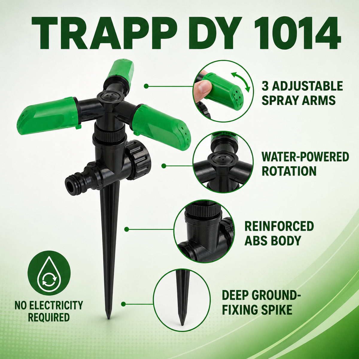 Trapp 3 Army Rotary Sprinkler (DY 1014)