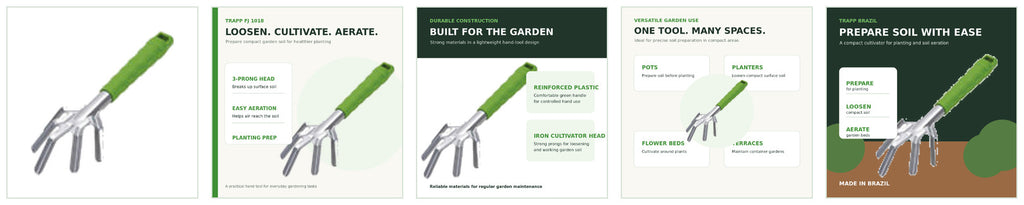 Trapp Brazil Hand Grubber/Cultivator (FJ 1018)