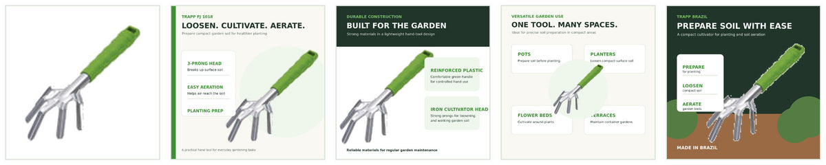 Trapp Brazil Hand Grubber/Cultivator (FJ 1018)