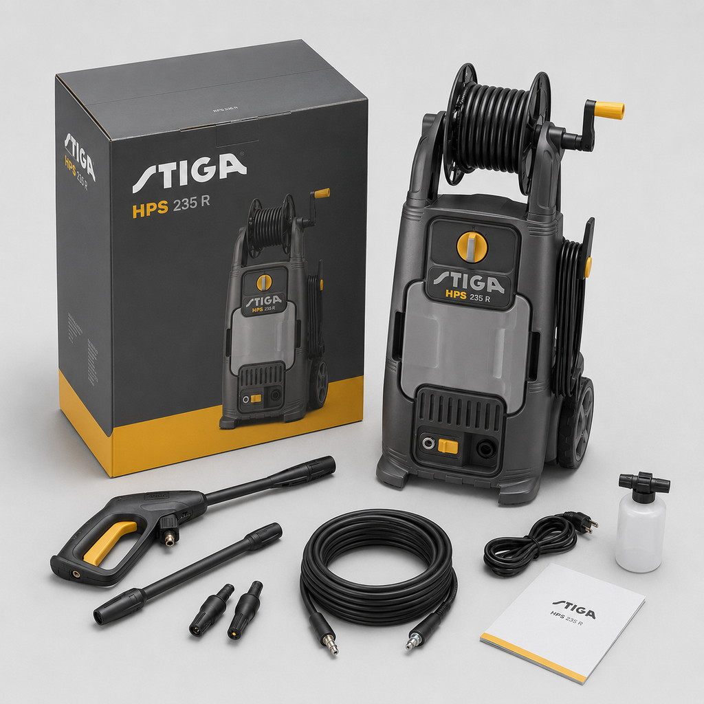 Stiga 135 Bar 1800 Watt Professional Electric High Pressure Washer (HPS 235 R)